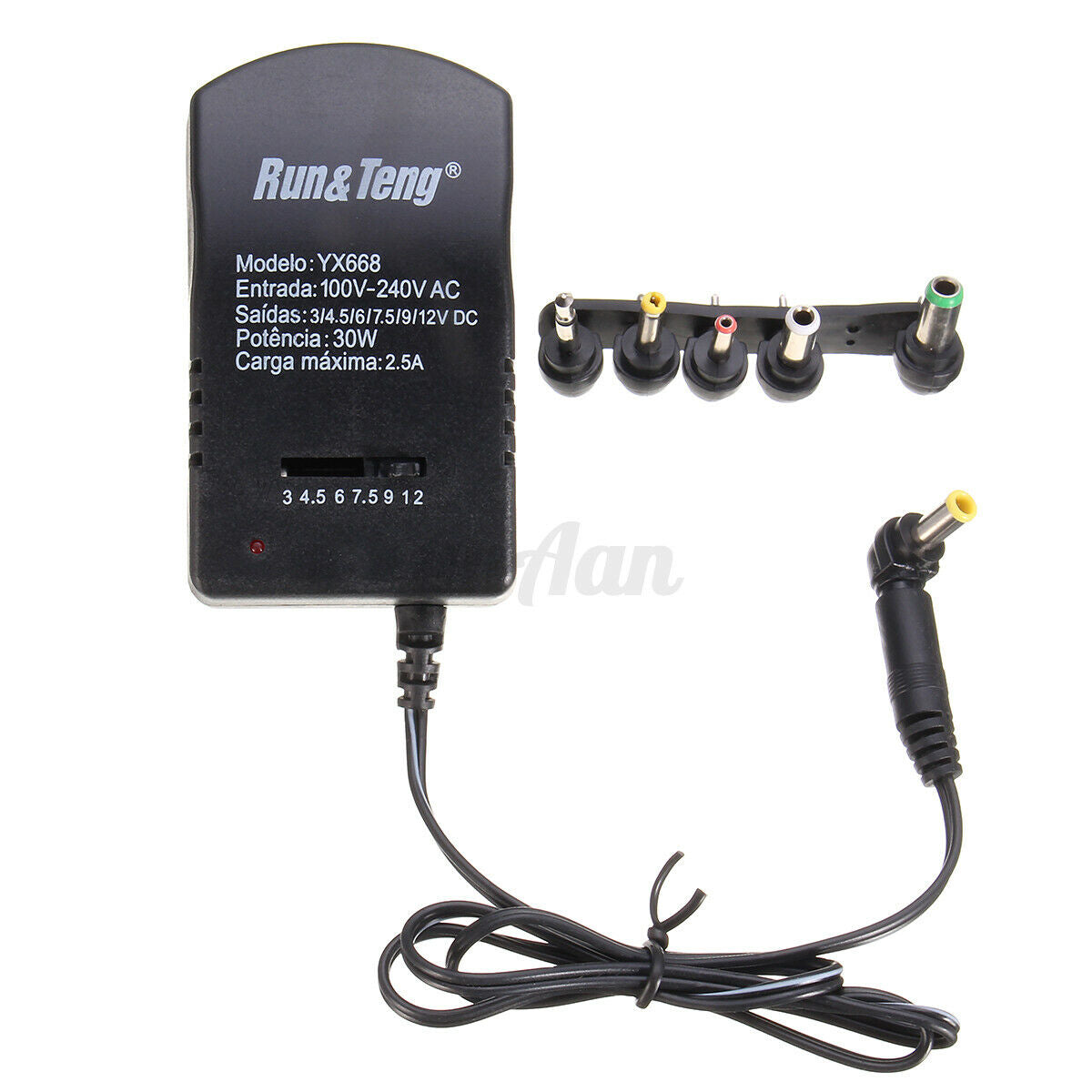 AC to  Adjustable Multi Voltage Power Supply Adapter 3/4.5/5.0/6.0/9.0/1 â˜ª