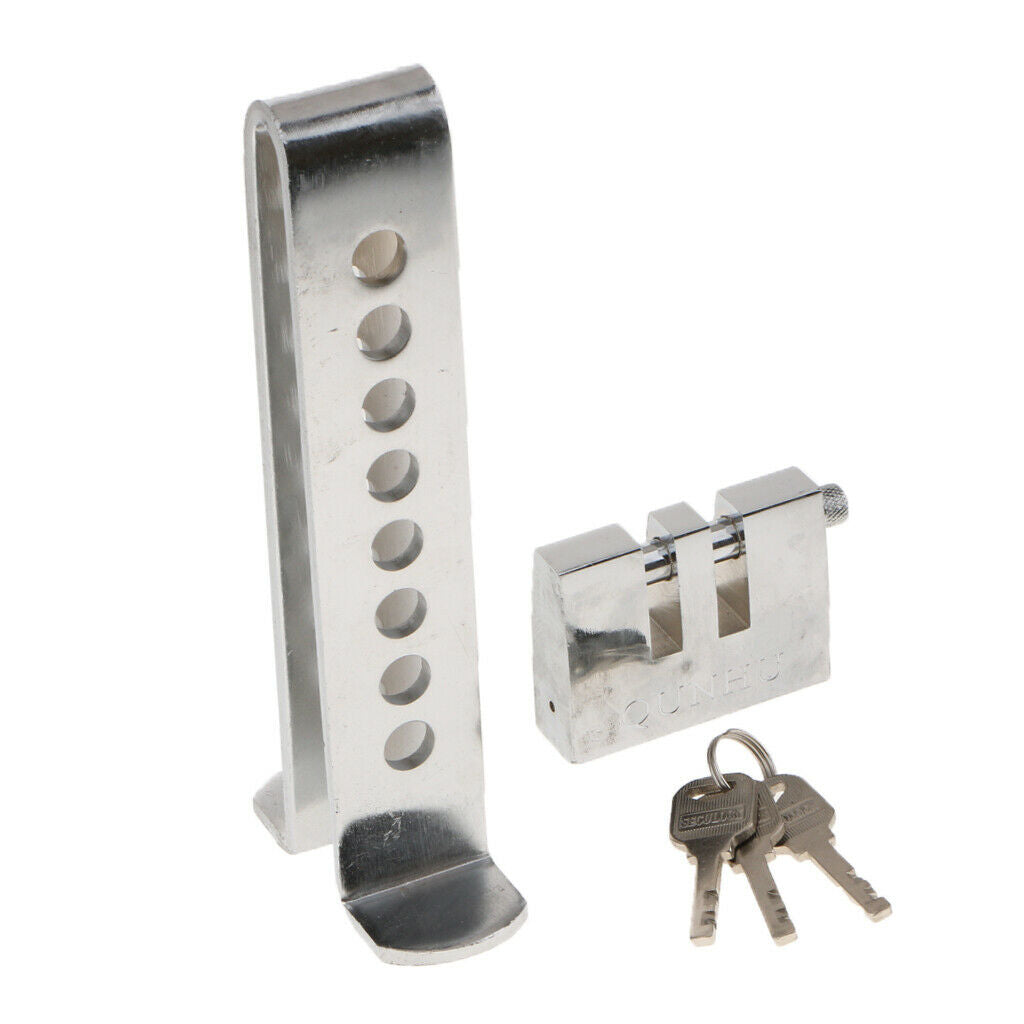 Stainless Steel Anti-theft Device Clutch Pedal Lock Car Brake  Tool