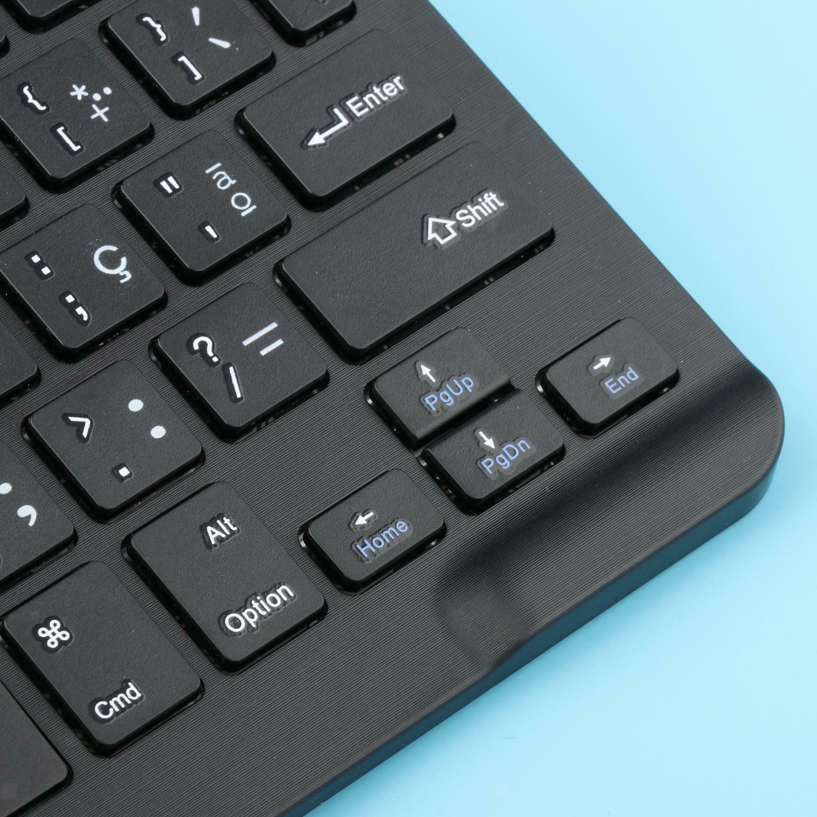 Universal Wireless Bluetooth Keyboard and Mouse 78Keys for Computer Desktop