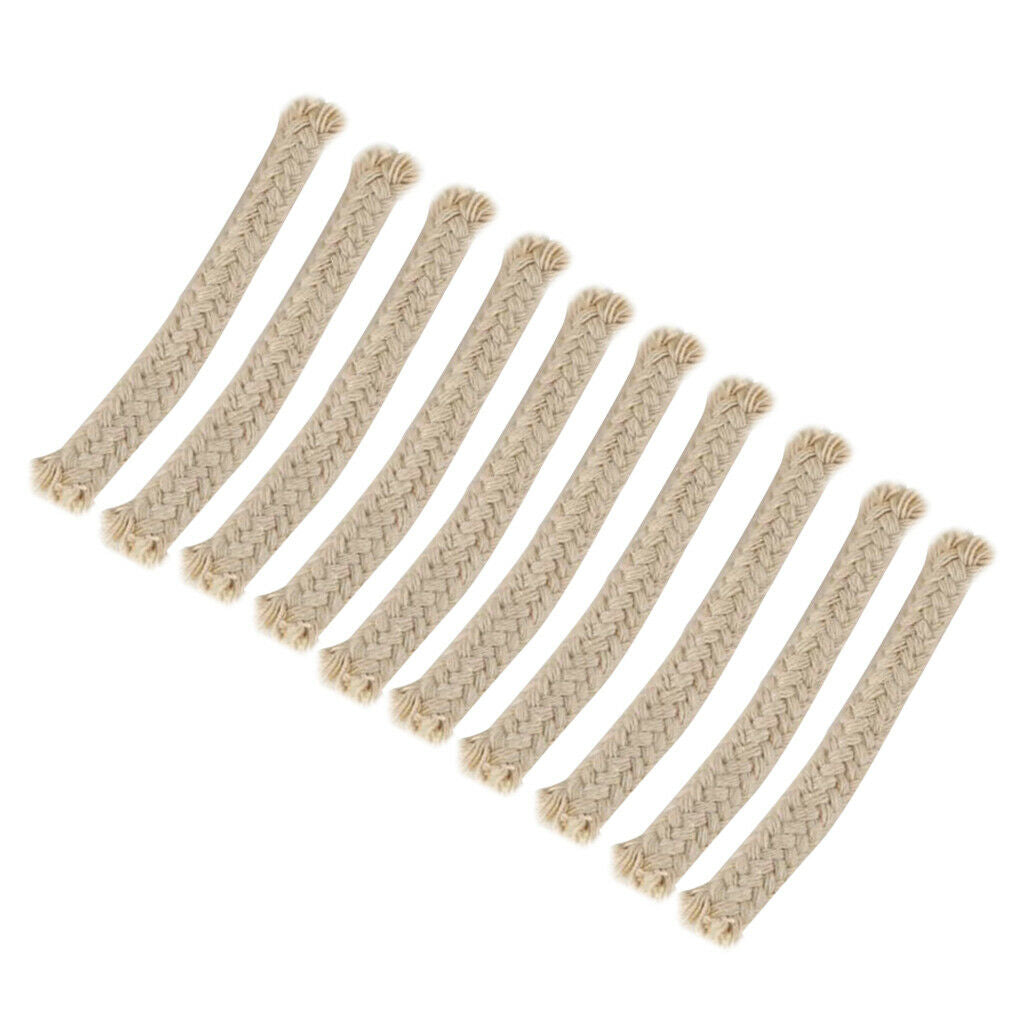 10 Pcs Alcohol Lamp Wicks Suitable For Siphon Pot, Beige Belgian Coffee Maker
