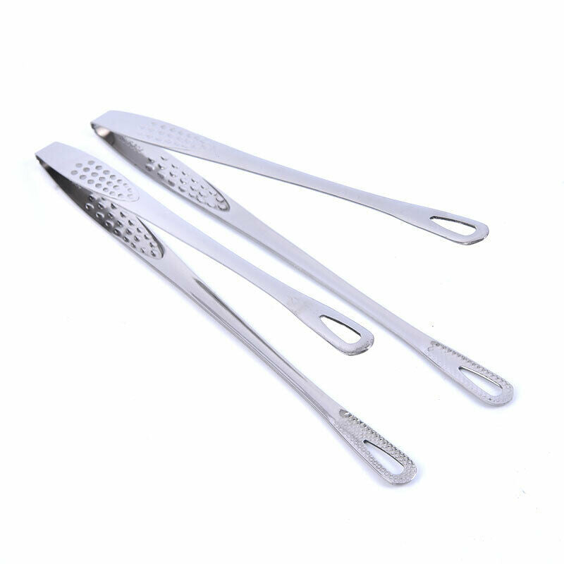 1pcs Stainless Steel Food Tongs Japanese Style Barbecue Clamp Kitchen Acc.l8