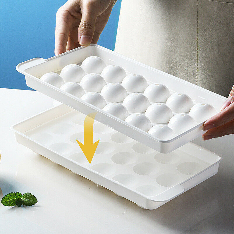 Round Ice Ball Maker Summer Plastic Large Ice Cube Mold Ball Shaped Mould.l8