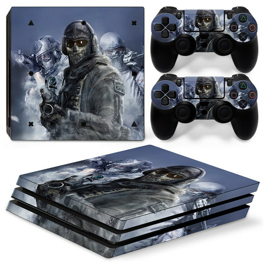Call of Duty skin For  playstation PS4 PRO Console Stickers & 2 Controllers Skin