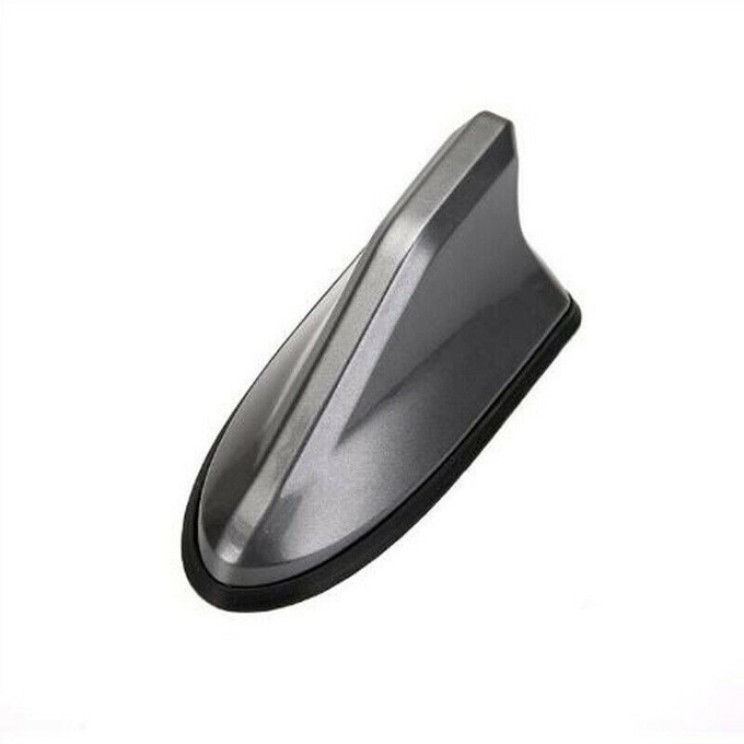Universal Car Shark Fin Roof Antenna FM/AM Radio Signal Waterproof Aerial-Gray