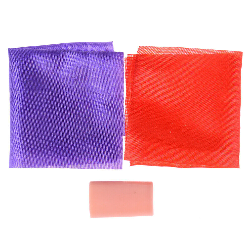 Double color changing hanky silk magic trick silk disappearing magic prop .l8