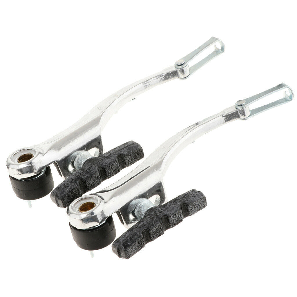Mountain Road Bicycle Bike V-Brake Set for Front Rear Wheels w/ Lever Cable