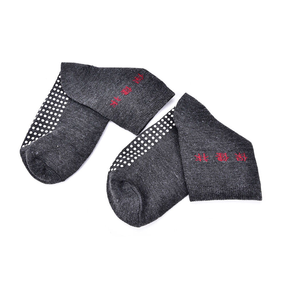 Foot Massage Socks Relieve Legs Fatigue Pain Tourmalines Dots Compressions Socks