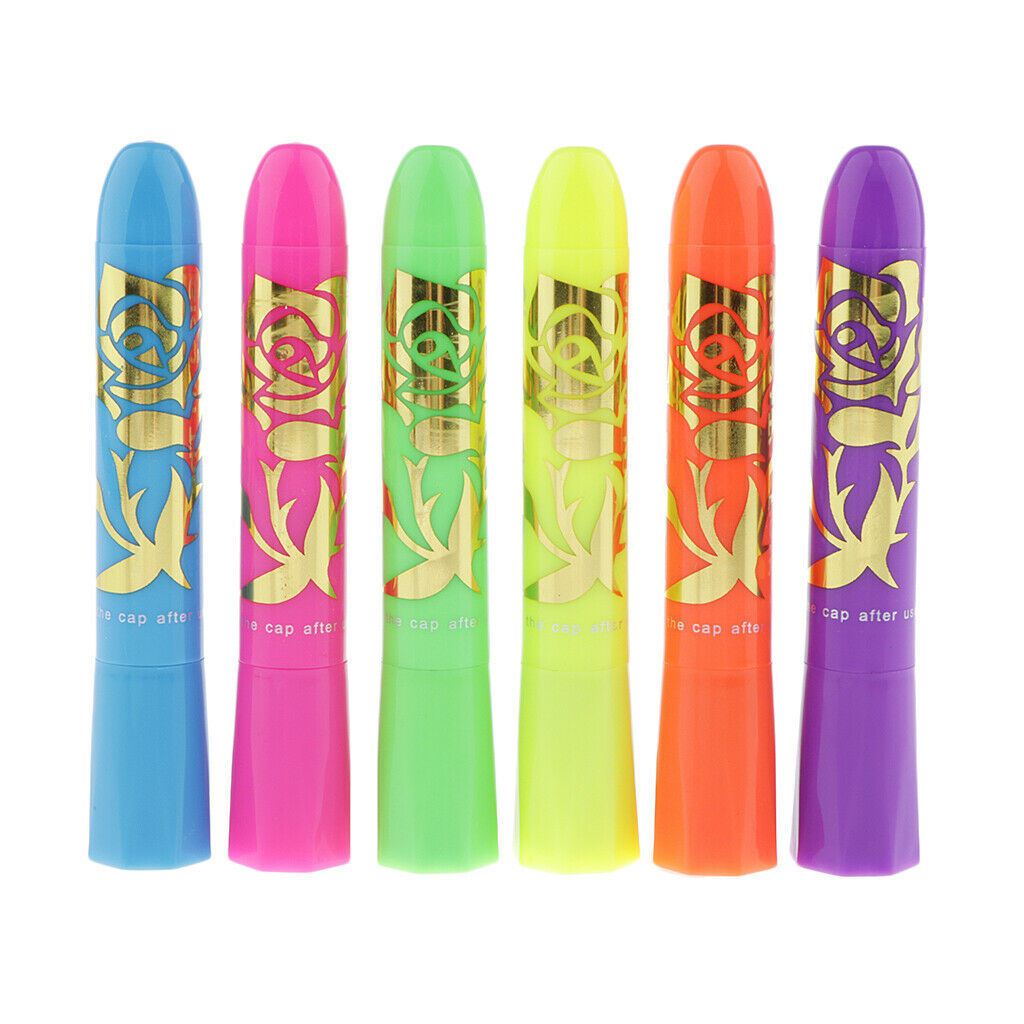 6X face & body painting wax   UV neon fluorescent glow