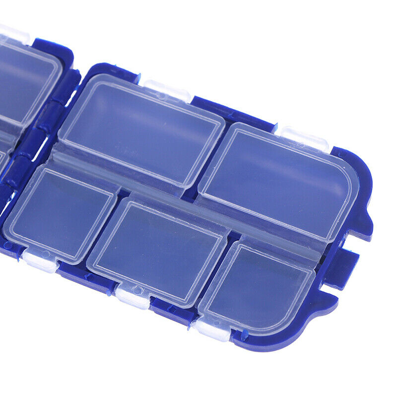 Fishing Lure Compartments Storage Case Box Fish lure Spoon Hook Bait Tackle  Lt