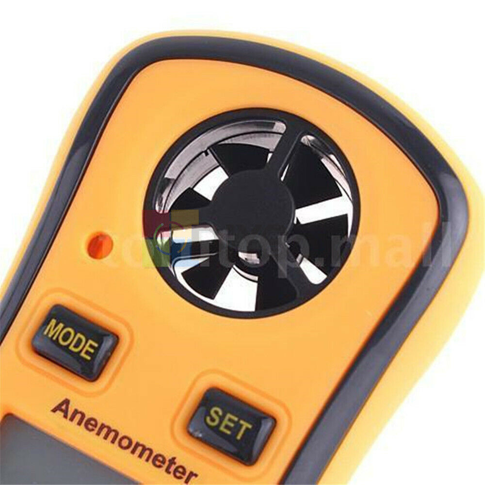 Portable LCD Digital Anemometer Wind Speed Meter Gauge Measure Temperature C/F