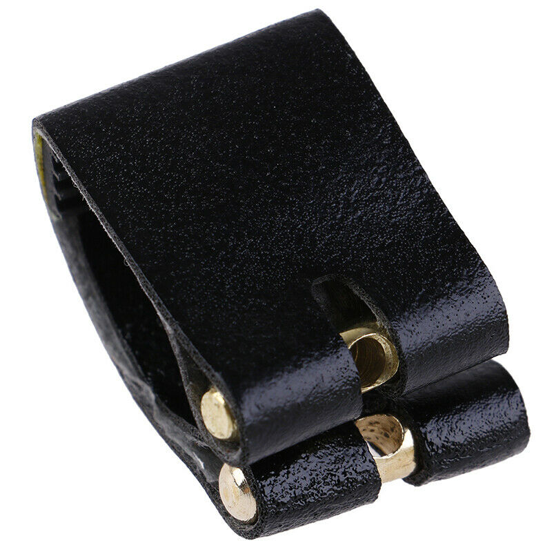 Artificial Leather Alto Sax Ligatures Fastener For Alto Sax Rubber Mouthpiece_DD