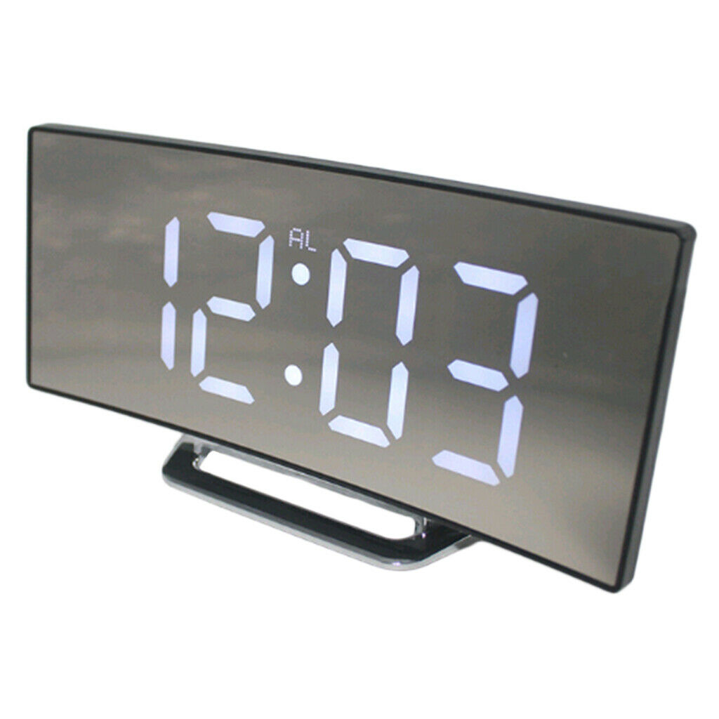 2Color Ultra Large LED Display Screen Digital Mirror Alarm Clock