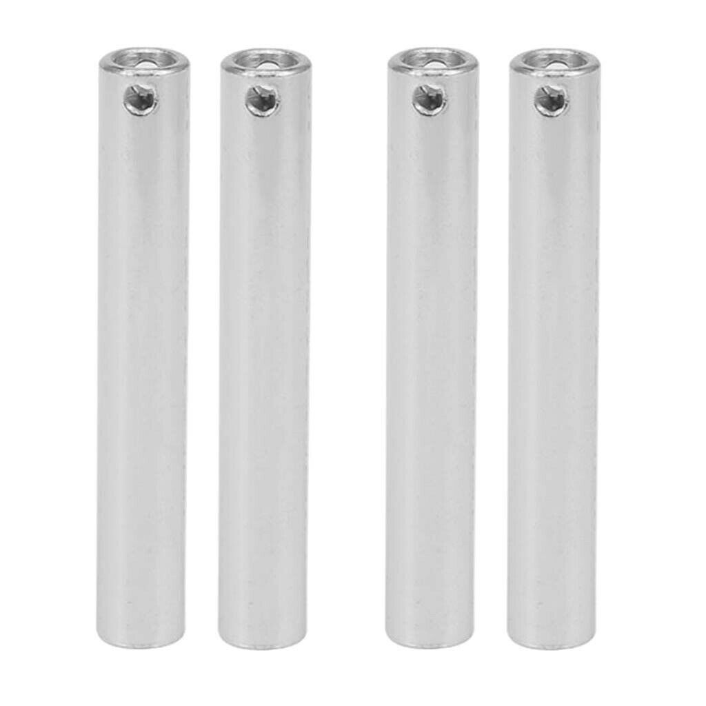 4Pieces Stainless Steel Axle Tube for SCX10 RC Car Upgrade Parts Heavy-Duty