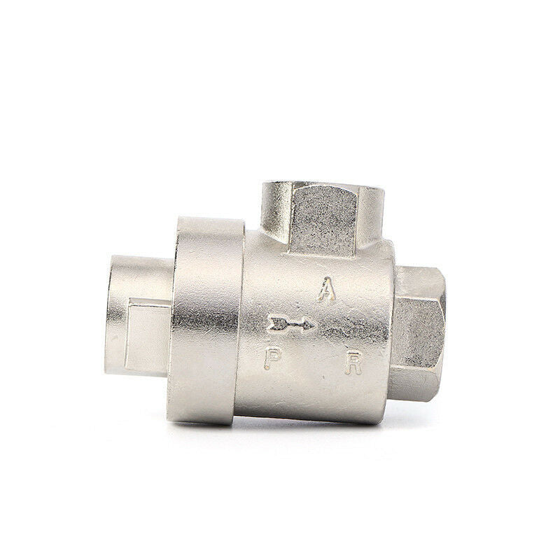 1pcs Quick Exhaust Valve 19mm/3/4" (1/2PT) Inlet Outlet Diameter Pneumatic 2 Way