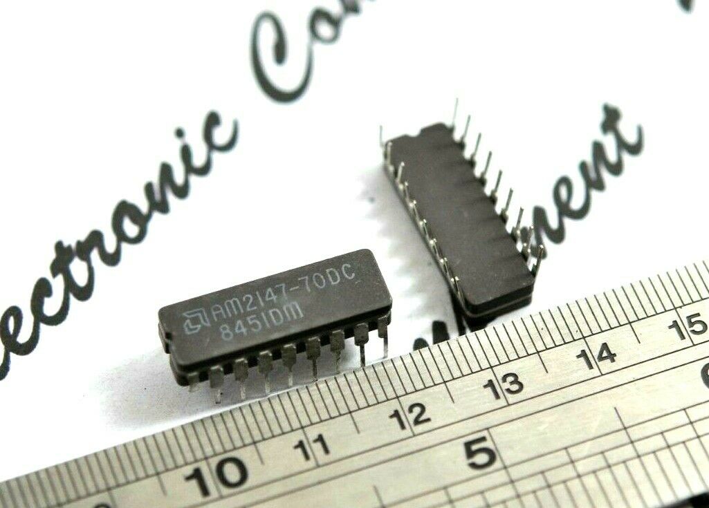 1PCS - AMD AM2147-70DC DIP-18 Integrated Circuit (IC) - NOS