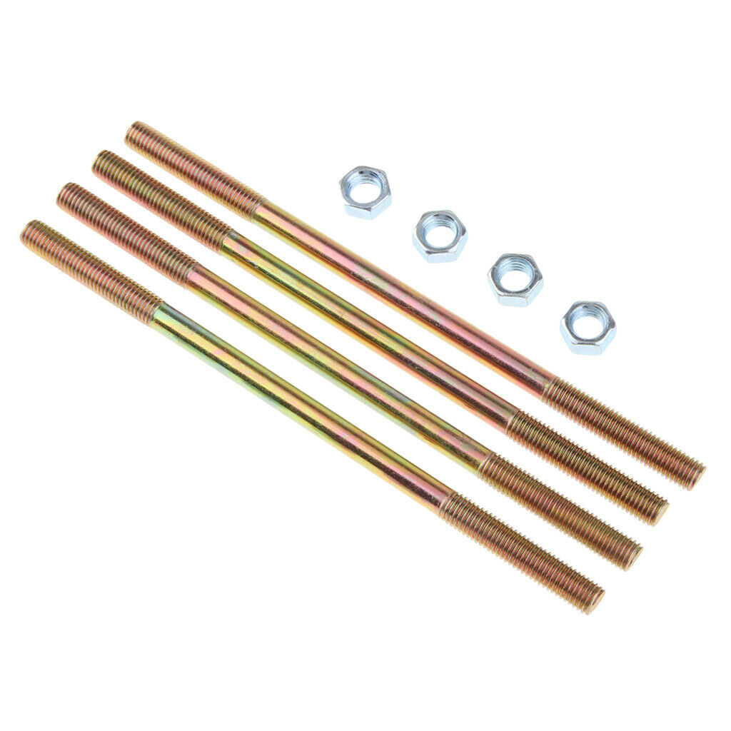 4pcs M6 x 145mm STUD BOLTS ENGINE CYLINDER FOR YAMAHA PW 80 JS80PY LC80PY