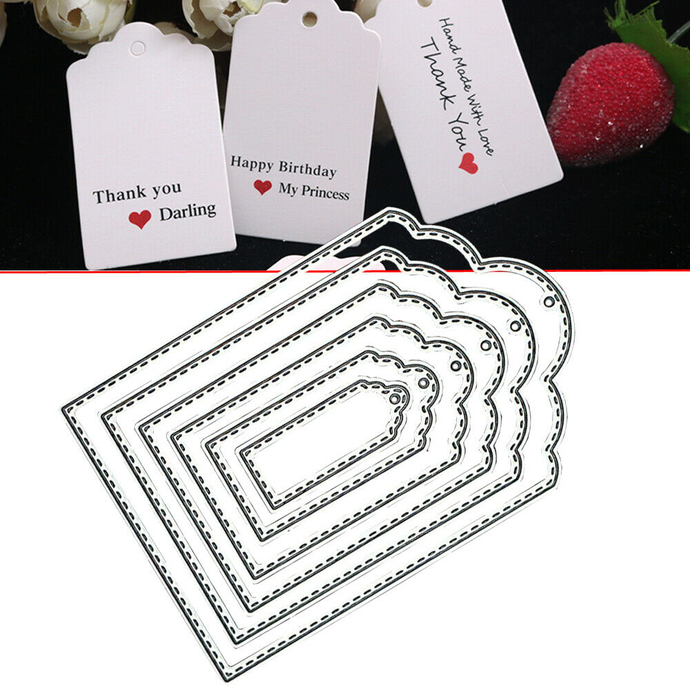 Layering Label Metal cutting Tag Cut die Cutting Craft die for Scrapbooking