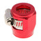 Car Aluminum Hose Pipe Clamps - 8AN Hose Finisher Clamp Fuel Line Fitting, Great