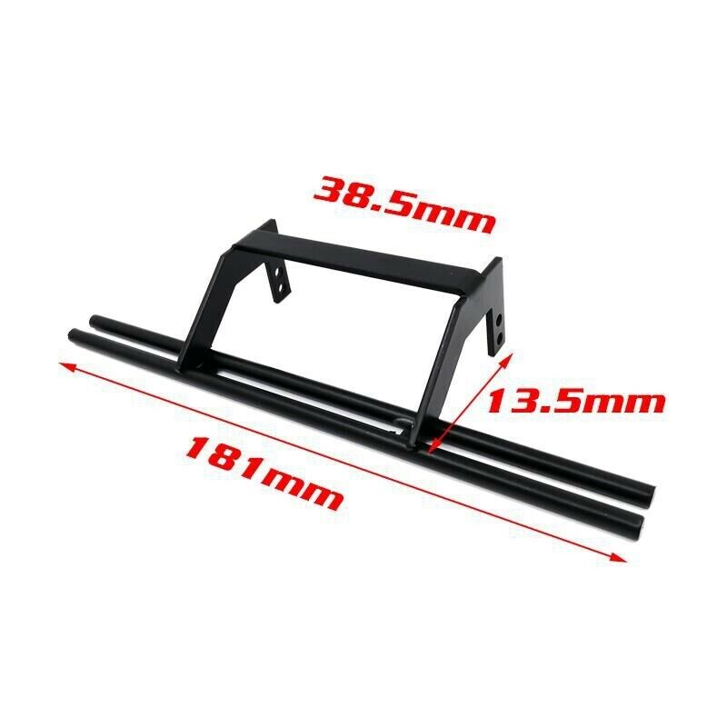 2X(Metal Rear Bumper For 1/10 RC Cler Traxxas 4 -4 G500 Upgrade Parts X3Q6)
