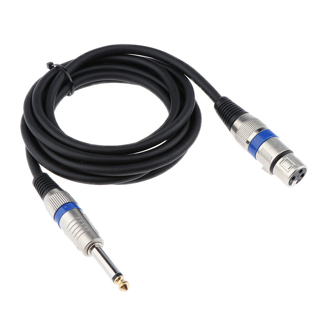 6.35mm Male to XLR Female Audio Cable Replacement for Speaker PC 200cm