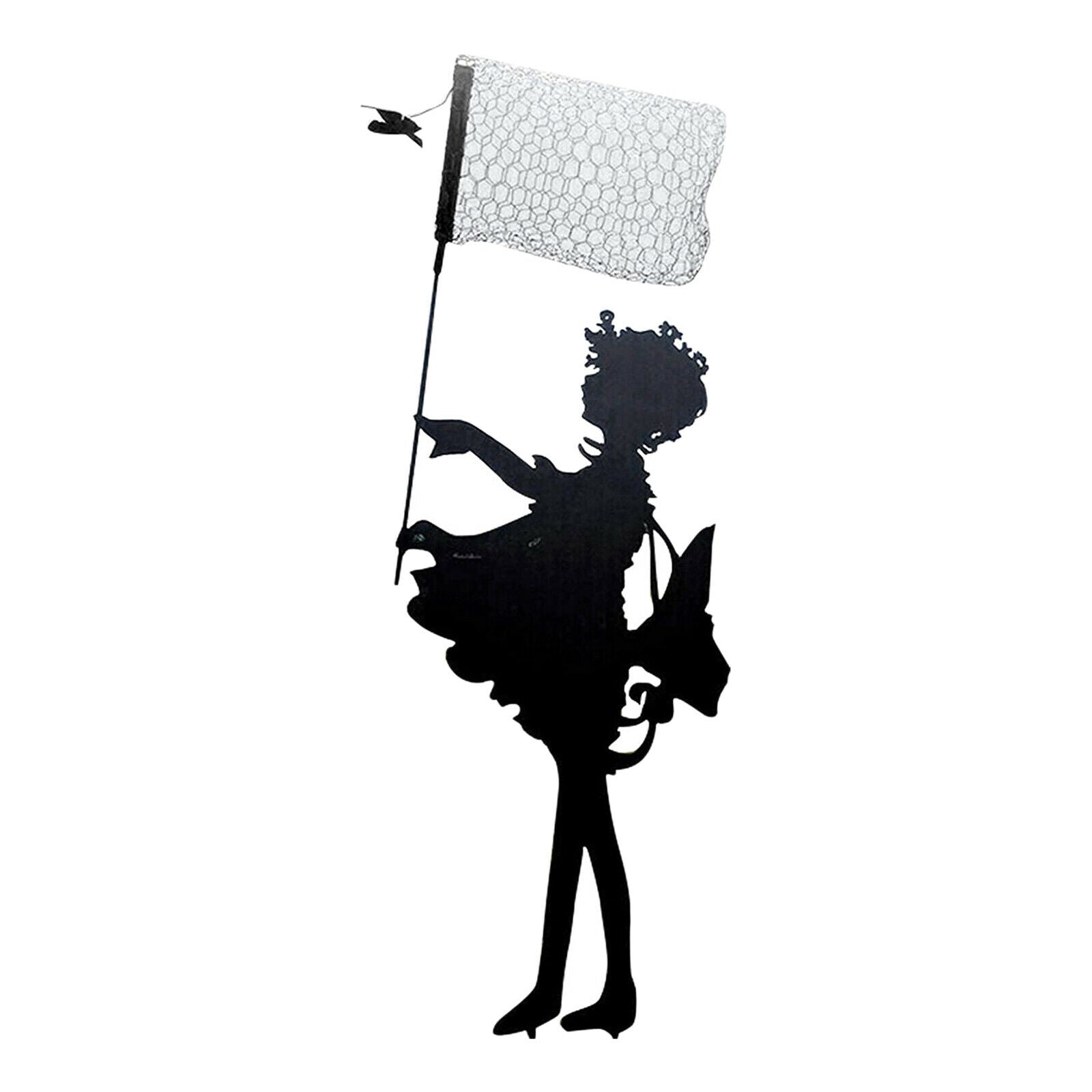 Garden Art Ornaments Outdoor Metal Fairy Girls Stake Patio Lawn Sculptures