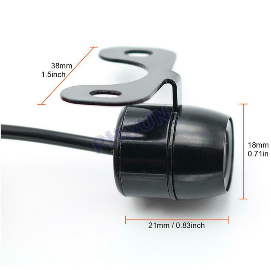 170Â° Wide Angle Car Front Side Rear View Backup Reversing CCD Camera Waterproof