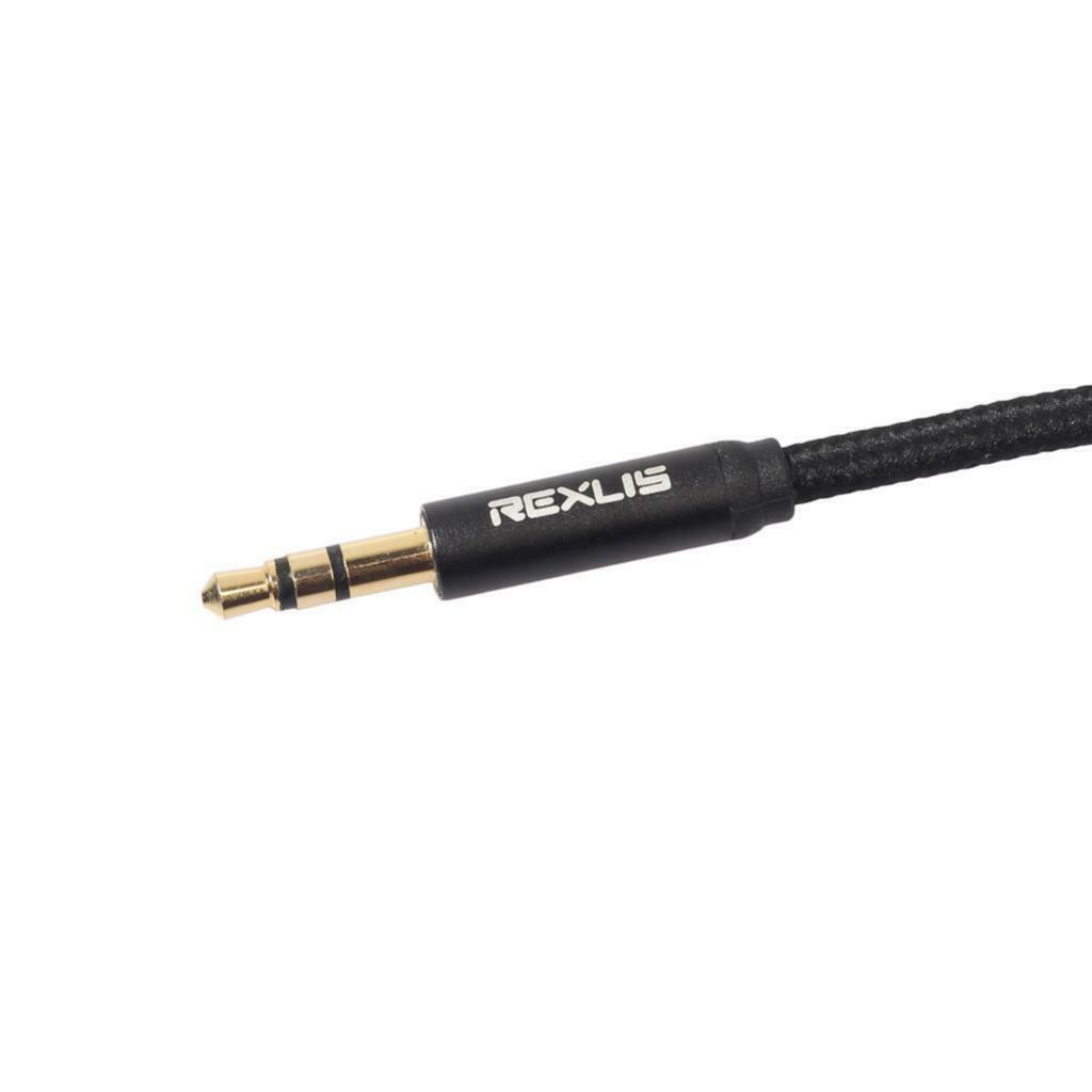 Black 50mm AUX AUX AUX AUX AUX AUX Cable Subwoofer Splitter Cable 50cm