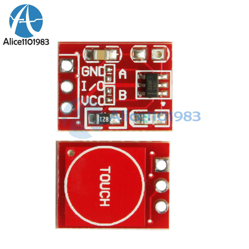 2PCS TTP223 Capacitive Touch Switch Button Self-Lock Module for Arduino