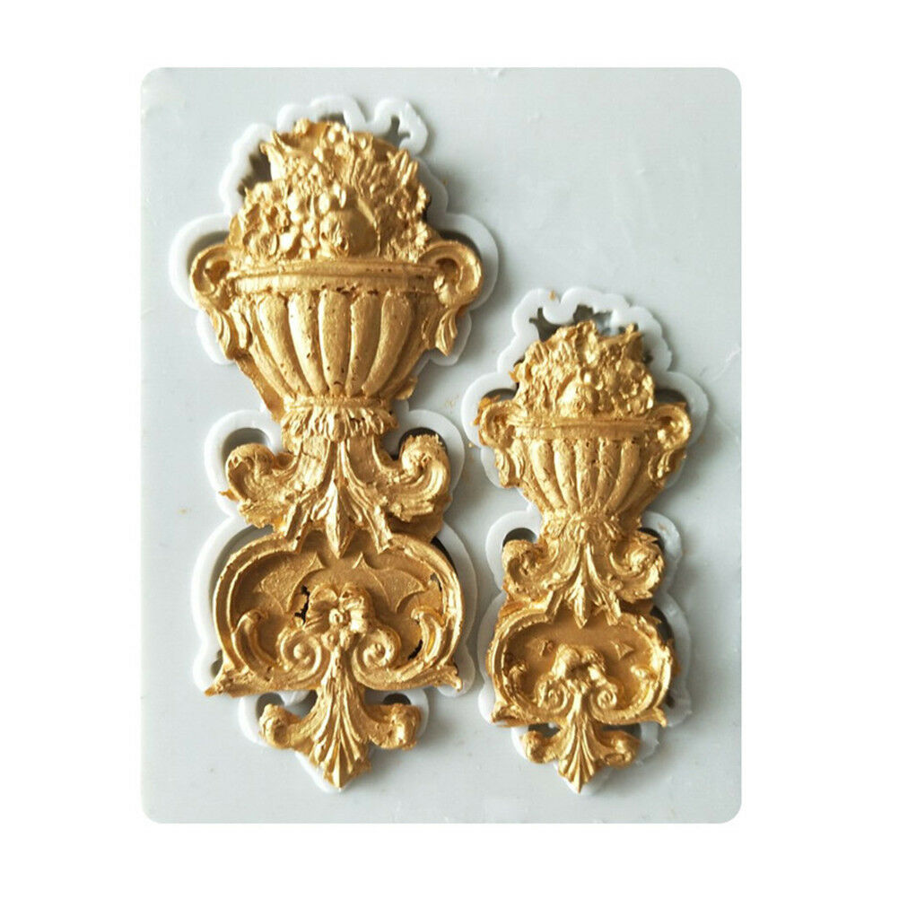 Retro Border Silicone mold fondant mold cake decorating tools chocolate m.l8