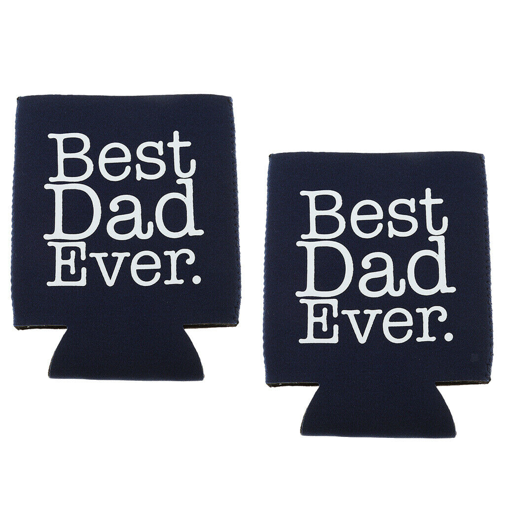 2pcs Beer Can Bottle Cooler Sleeve Wrap Holder Wedding Favor Big Little 3