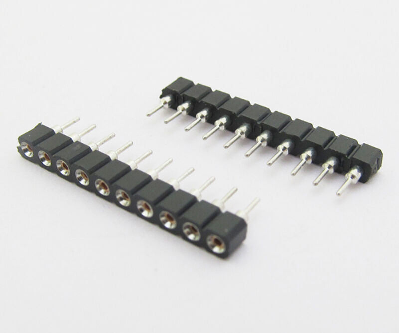 50 pcs DIP Round 10pin IC Socket Adaptor Solder Type 2.54mm