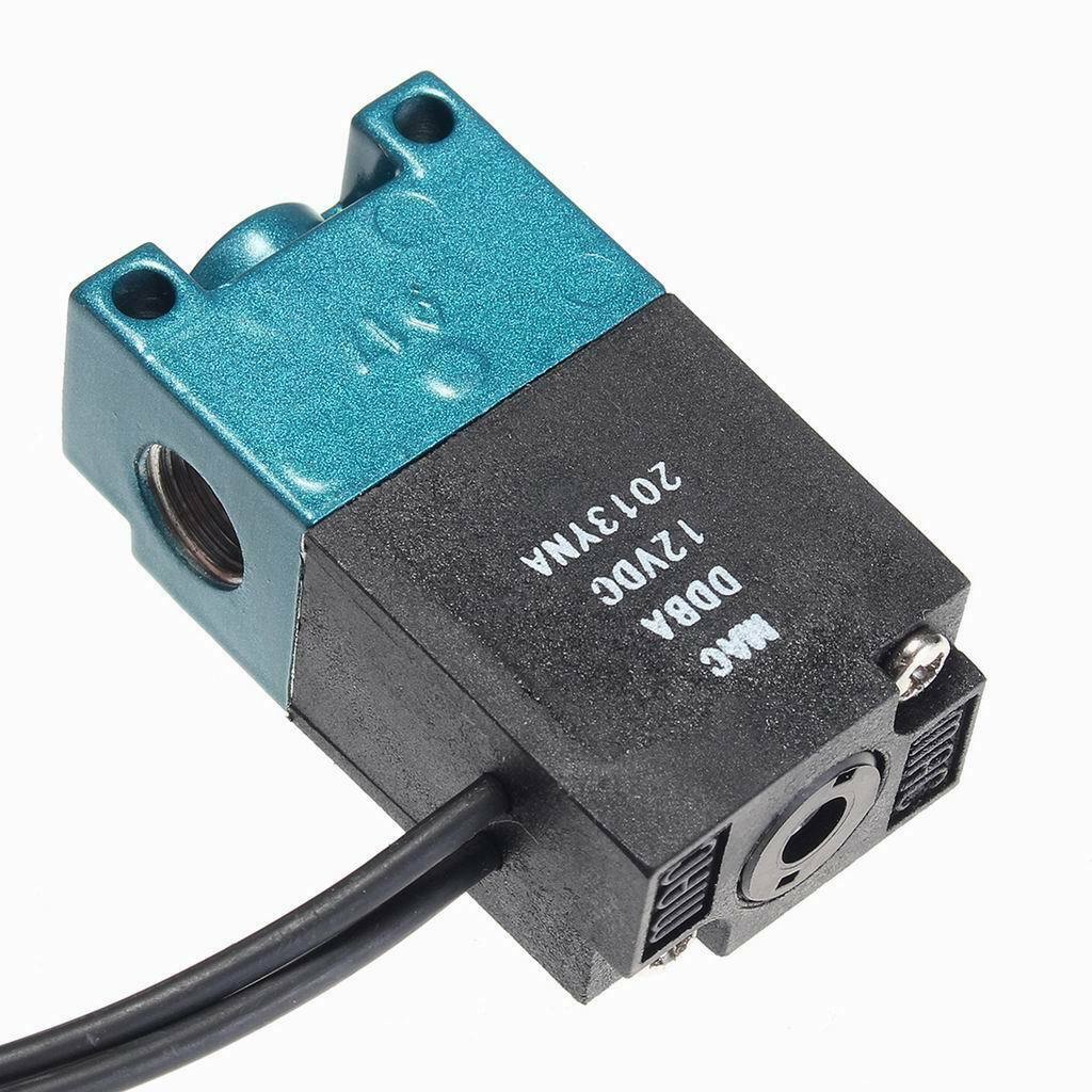 2X 3 Port 12V Electric Boost Control Solenoid Valve for Car Any Seat Turbo