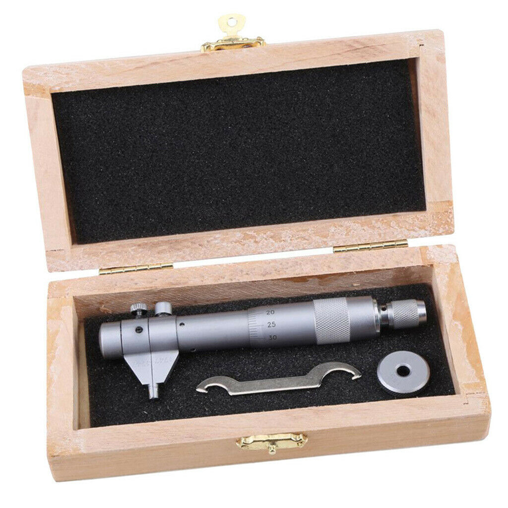 5-30mm metric inner diameter micrometer set 0.01mm with storage box
