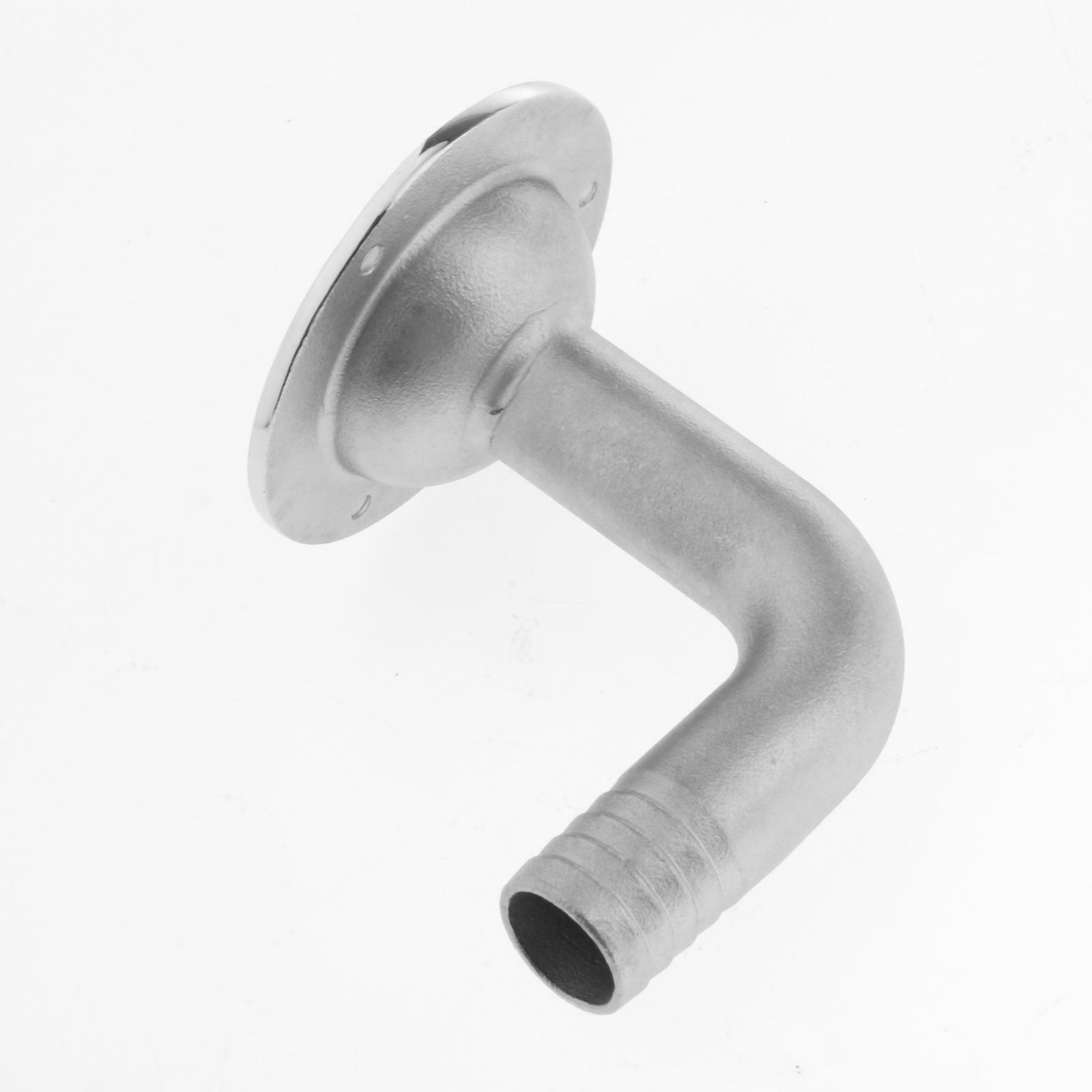 Stainless Steel Floor Drain 90 Deg Boat Ship Yacht Plumbing Fitting 0.75''