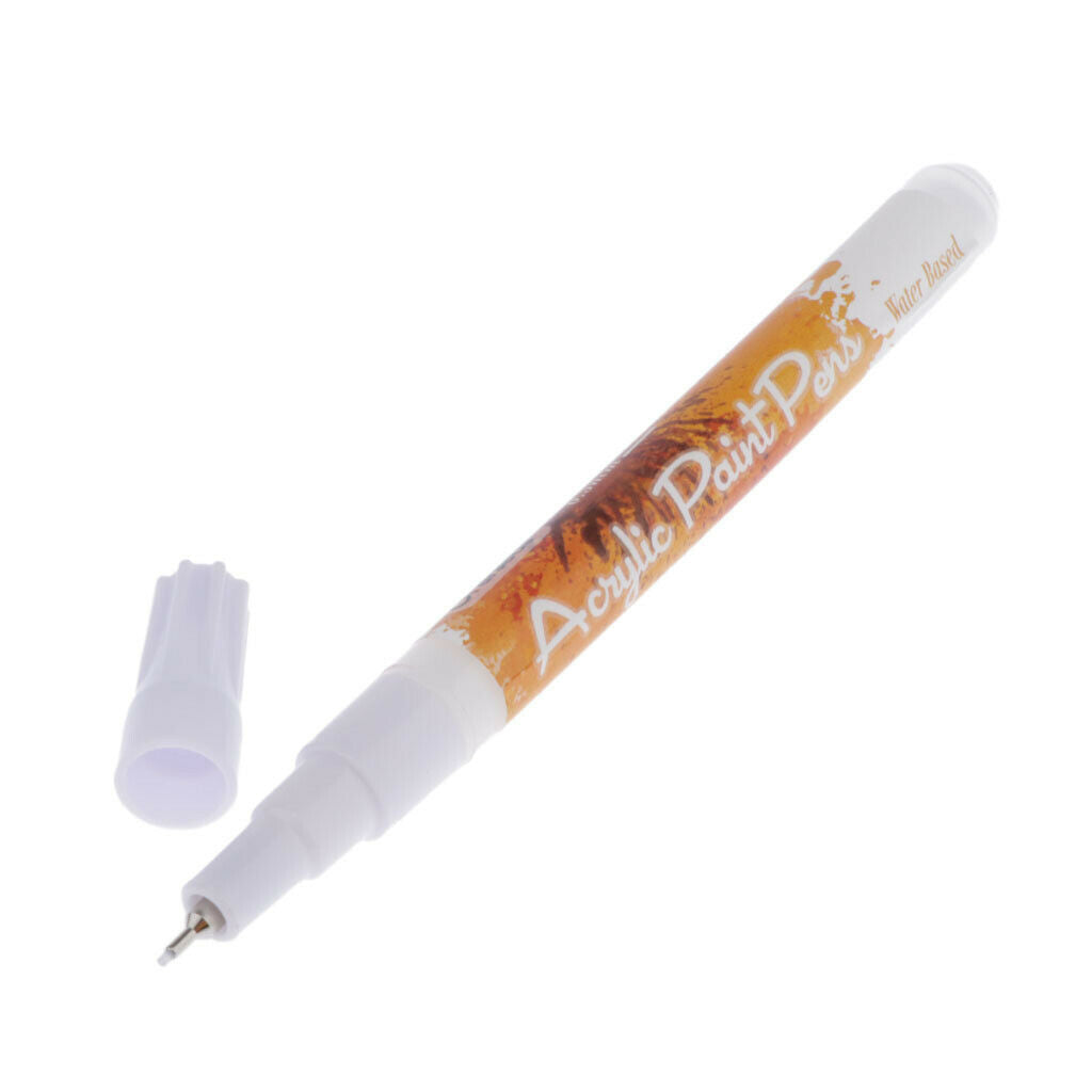 0.5mm Acrylic Paint Marker Pen Water Based Art Painting Pen for Rock Glass Wood