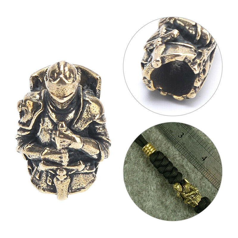 Retro Brass Warrior DIY Keychains Lanyard Pendants Jewelry  Accessori.l8
