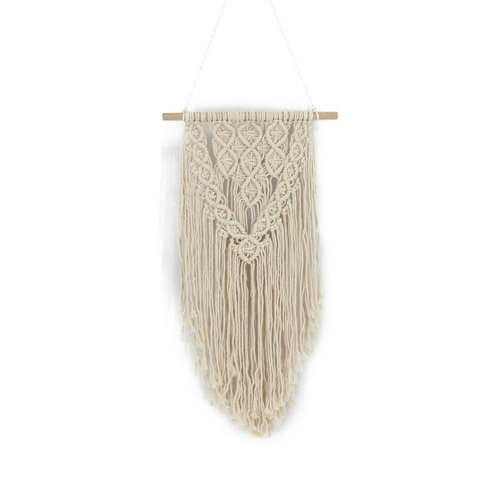 Cotton Woven Macrame Wall Hanging Tapestry Bohemian Style Home Wall Decor