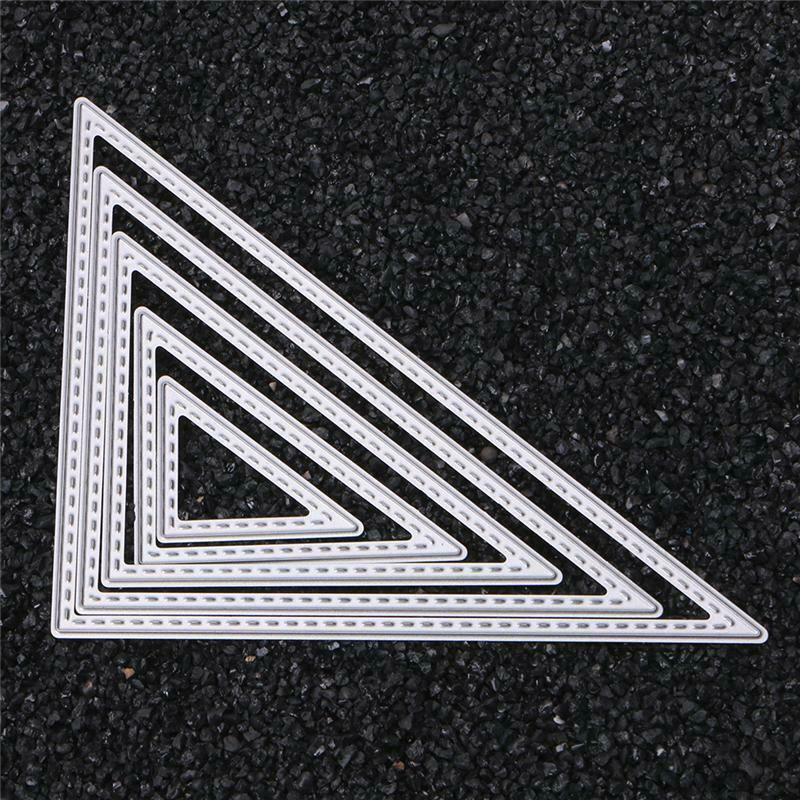 Triangle Cutting Dies Stencils Scrapbook Album Embossing Card DIY Craft Decor