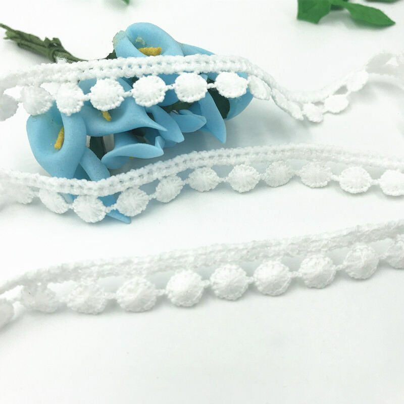 5 Yards White Lace Trim Sewing curtain/Skirt/home decoration Accessories