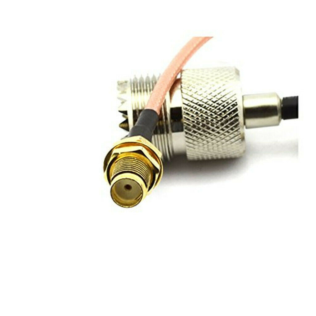 Handheld Antenna Cable SMA Female to UHF SO-239 Female Plug