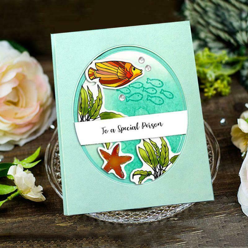 Shell Starfish Silicone Clear Seal Stamp DIY Scrapbooking Embossing Photo Album
