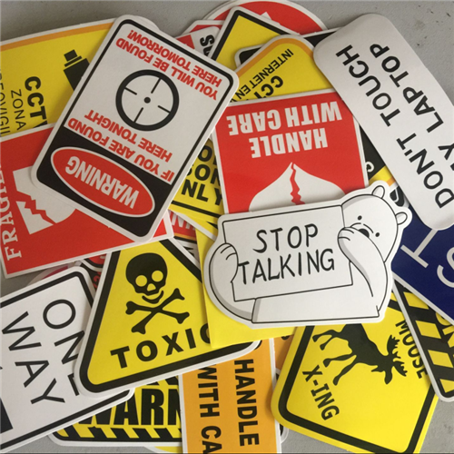 Wholesale 50pcs Authentic Red And Black Stickers Snowboard Luggage Car Laptop US