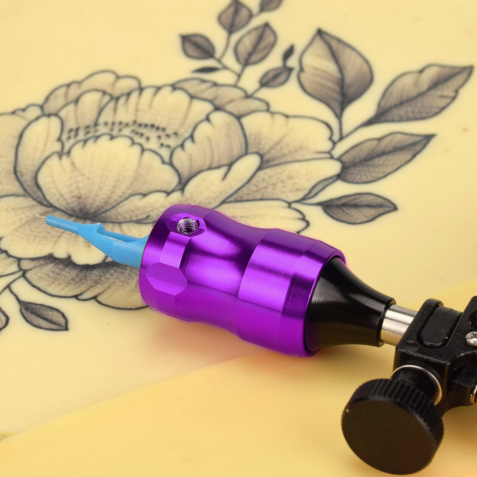 24MM Five-Claw Tattoo Machine Handle for 2MM Screw Ordinary Long Needle Nozzle
