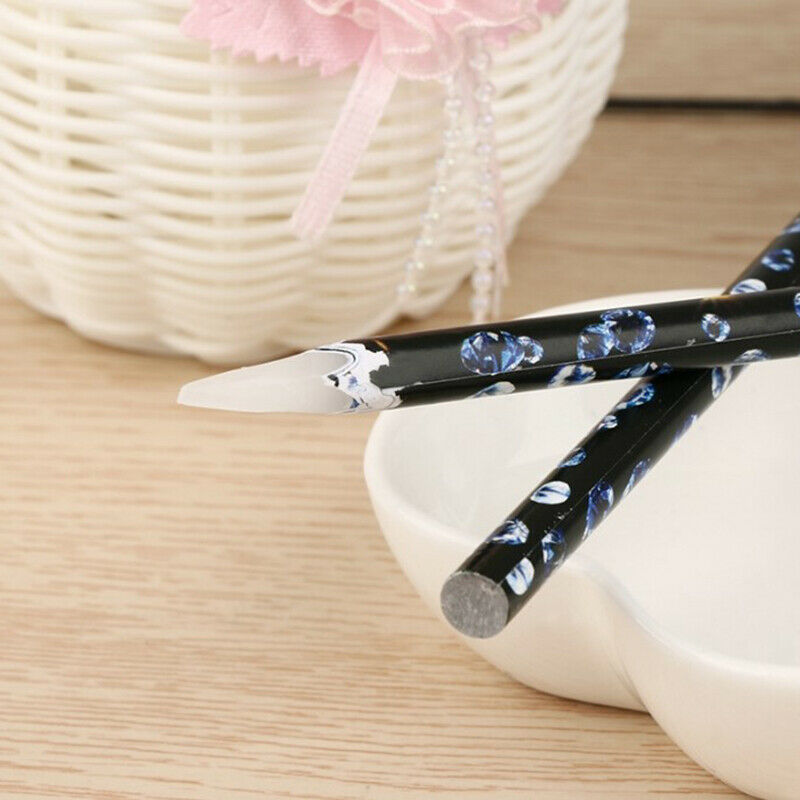 Nail Art Dotting Tool Rhinestones Gems Picking Wax Pencil Wax Y1