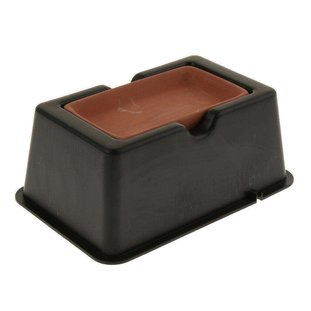 Reptile Hide Cave Box Lizards Habitat - Increase Humidity Water Supply Hideout