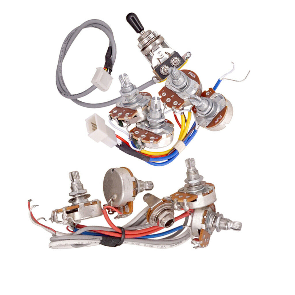 4xGuitar Tone Volume Control Circuit Wiring Pots For LP EPI Guitar Accs A+B