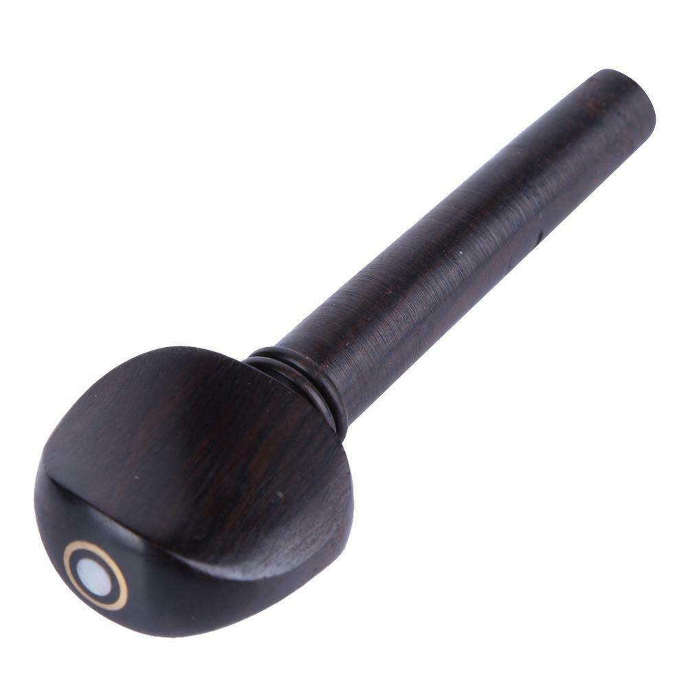 4pcs 4/4 Size Violin Tuning Pegs Ebony Violin Peg Musical Instrument Part Kit