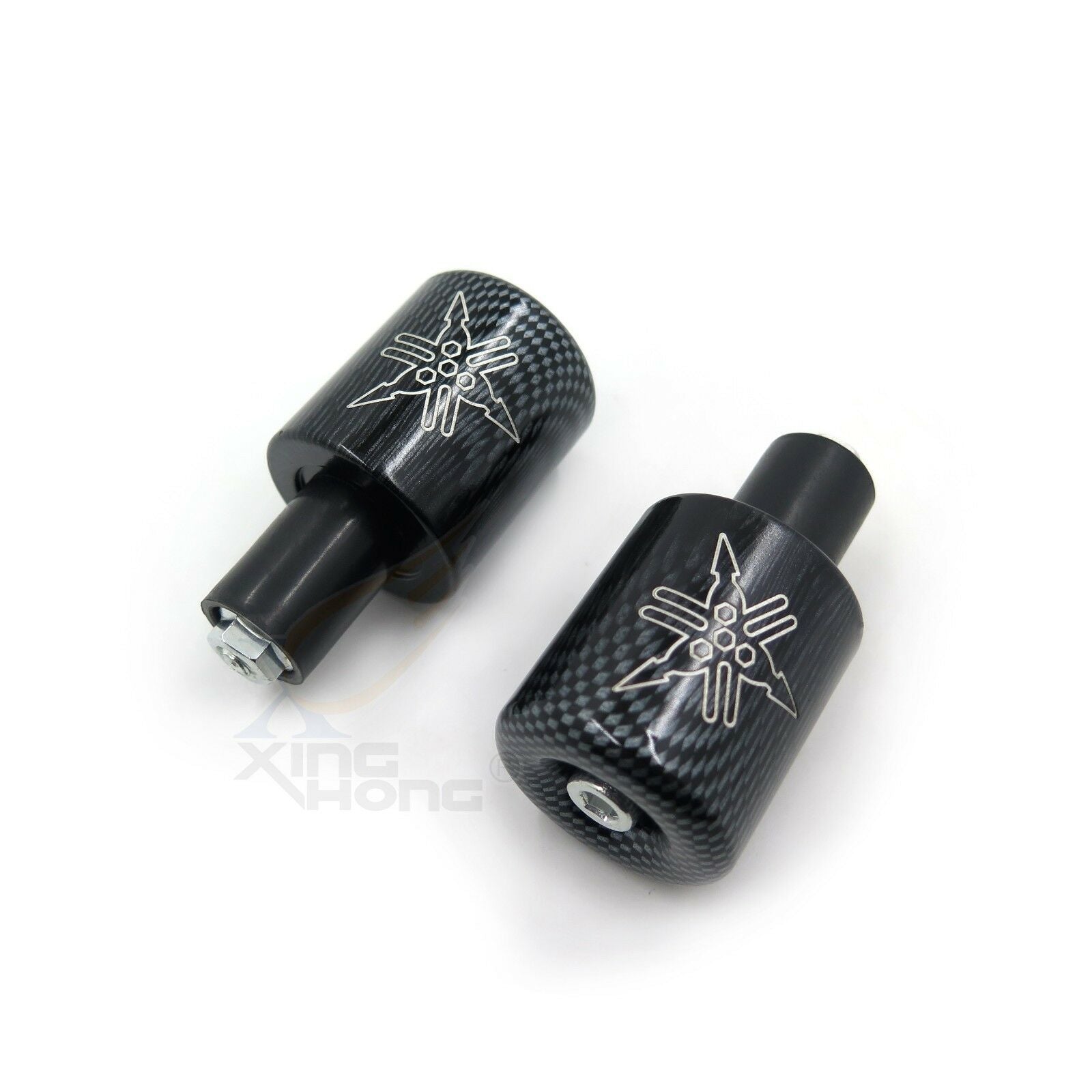 Carbon Rubber Handlebar Bar End Slider For Yamaha FJR-1300 03-10