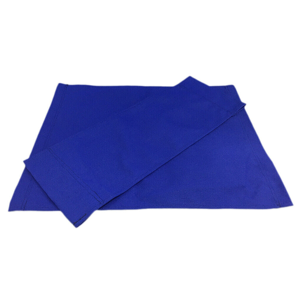 4X Canvas Backrest Seat Cloth for Cross Folding Chair/Stool/Seat Blue