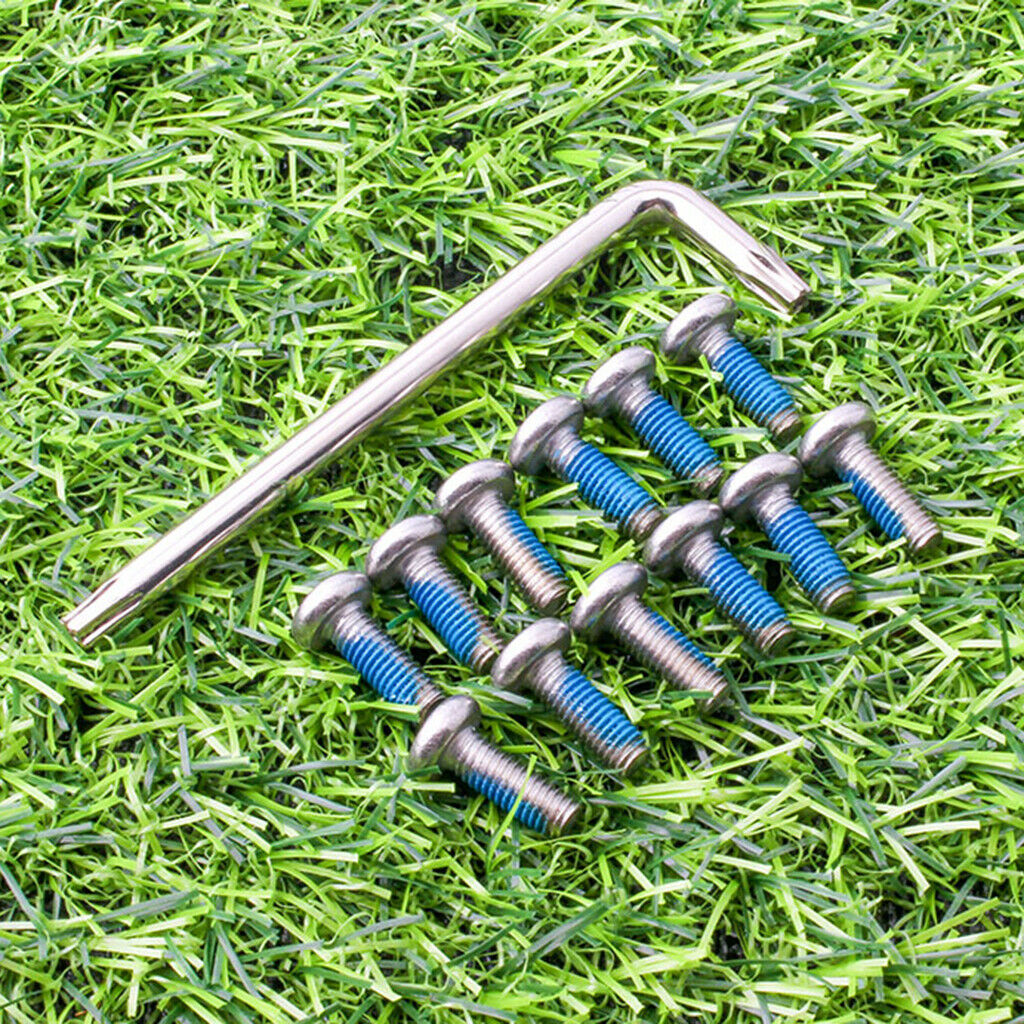 12 Pieces Bike Brake Disc Screws M5 Cage T25 Bolts Components Parts Hardware